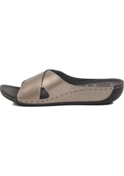 Platin Anatomik Kadın Düz Terlik fiyatları