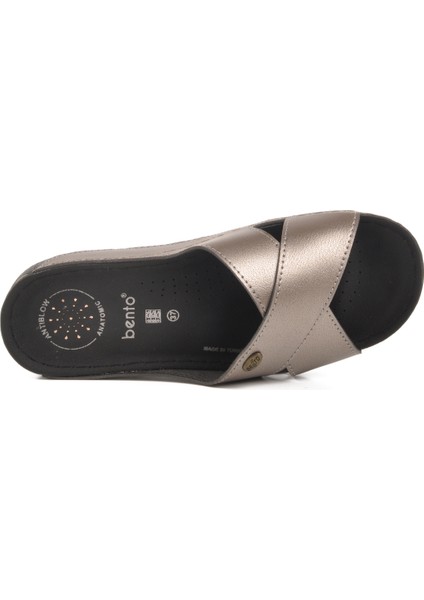 Platin Anatomik Kadın Düz Terlik fırsatları