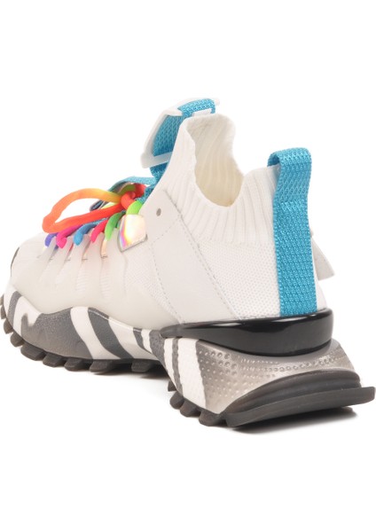 Beyaz Kız Çocuk Hi Sneaker fırsatları