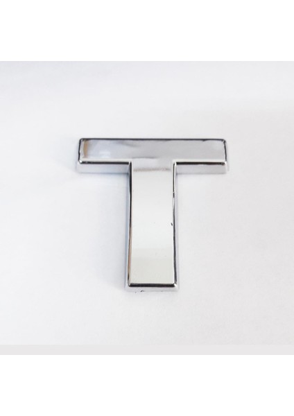 Cemax T Harfi 3,75 cm Krom Yapışkanlı