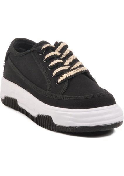 Siyah Keten Kadın Spor Ayakkabı modelleri