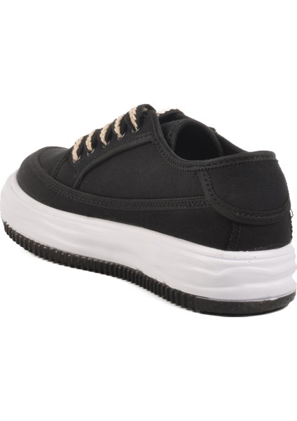 Siyah Keten Kadın Spor Ayakkabı fırsatları