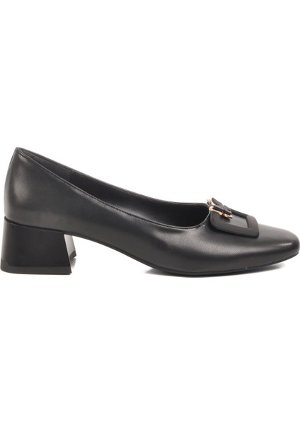 Siyah Kadın Klasik Topuklu Ayakkabı