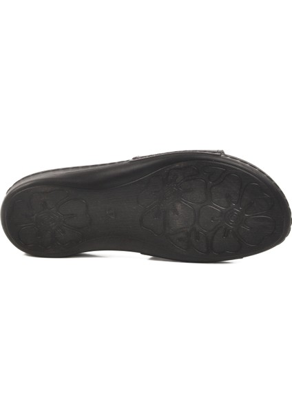 Siyah Jel Taban Anatomik Kadın Düz Terlik indirimleri