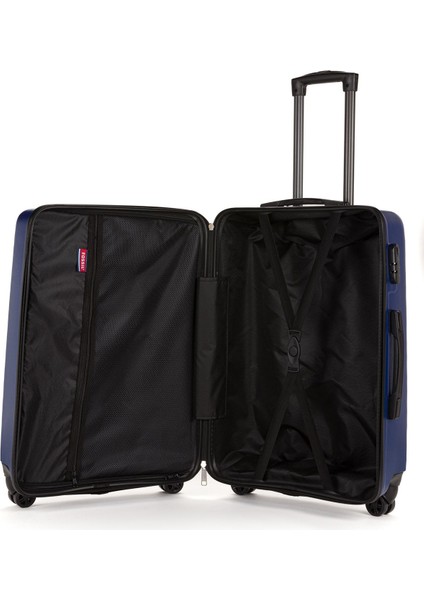 Abs Unisex Dalgalı 55CM Orta Boy Valiz FSL119