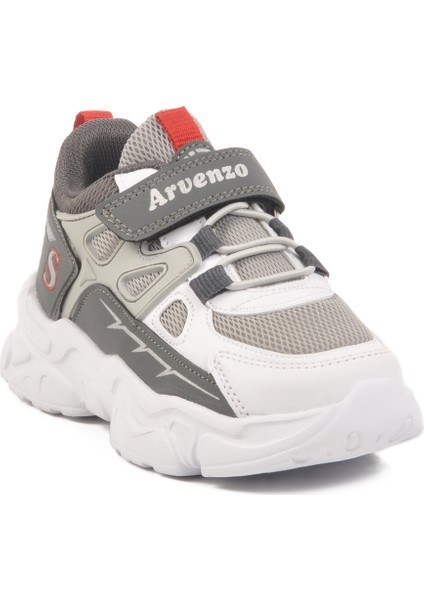 Beyaz Buz Cırtlı Erkek Çocuk Spor Ayakkabı modelleri