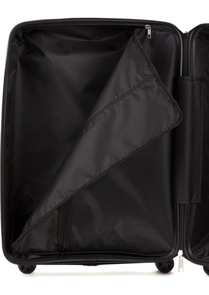 Abs Unisex Dalgalı 55CM Orta Boy Valiz FSL119