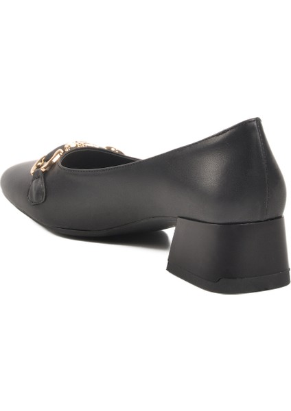 Siyah Kadın Klasik Topuklu Ayakkabı fırsatları