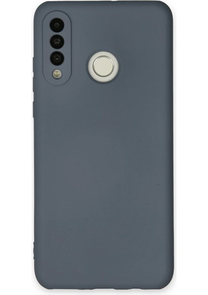 Huawei P30 Lite Kılıf Nano Içi Kadife Silikon - Gri Zrnet