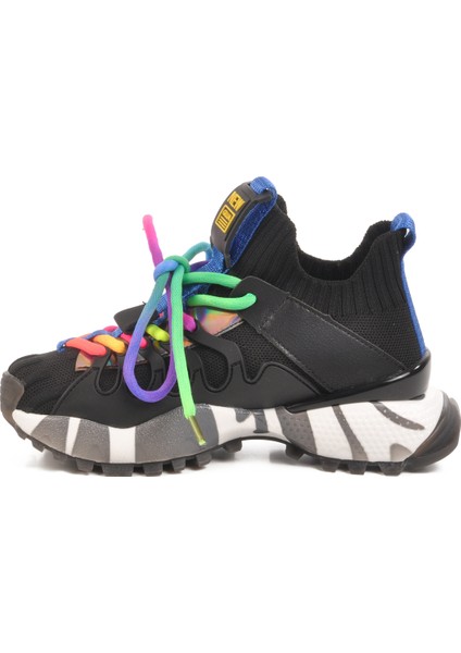 Siyah Kız Çocuk Hi Sneaker