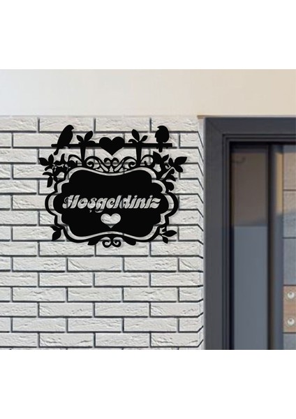 Hoşgeldiniz Metal Tablo