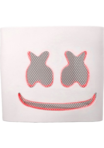 Dj LED Baş Maskesi Müzik Festivali Işık Yayan Kafa Kask Lambası Up Cosplay Golf Sopası Kılıfı Kırmızı (Yurt Dışından) fırsatları