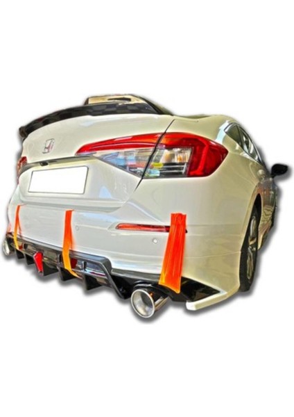 Honda Civic Fe 2022 Yeni Model Arka Ek (Plastik)(Boyasız)