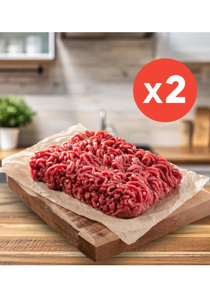 Kasap Yağsız Dana Bebek Kıyma 500 g %100 Yerli Besi x 2 Adet