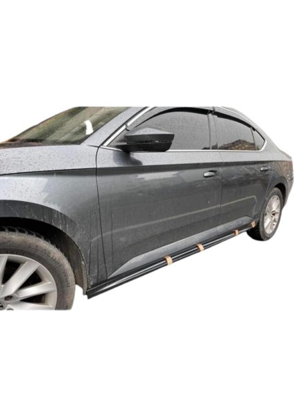 Skoda Superb Yan Marşpiyel (Plastik)(Boyasız)