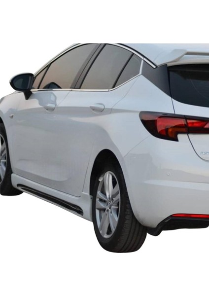 Opel Astra K Kanallı Yan Marşpiyel (Plastik)(Boyasız)