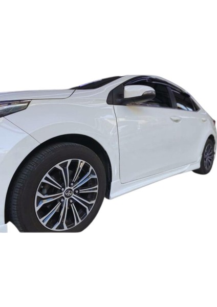 Toyota Corolla Custom Yan Marşpiyel (Plastik)(Boyasız)