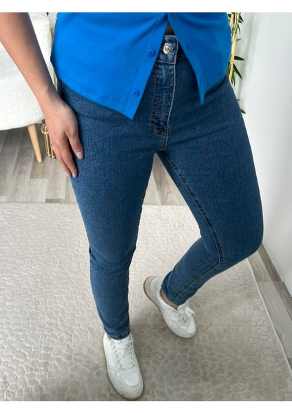 Mavi Skinny Jean Pantolon modelleri