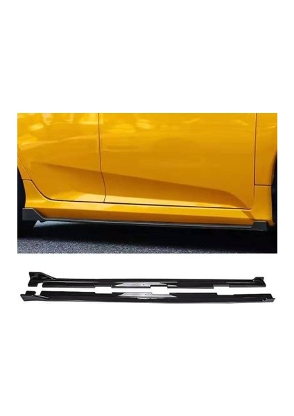 Universal Yan Marşpiyel Altı Lip Çift Kulaklı (Plastik)(Boyasız)