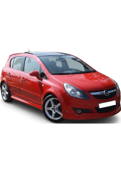 Opel Corsa D Yan Marşpiyel (Plastik)(Boyasız)