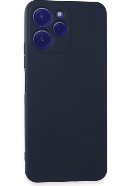 Xiaomi Redmi 12 Kılıf Nano Içi Kadife Silikon - Lacivert Zrnet