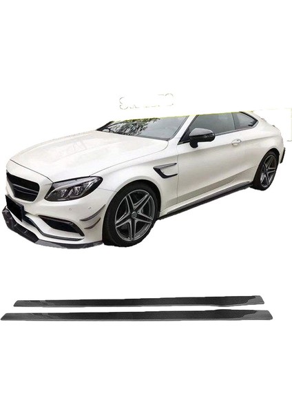 W205 C Serisi Sedan Amg - C63 Style - Marşpiyel Altı Lip (Plastik) (Boyasız)
