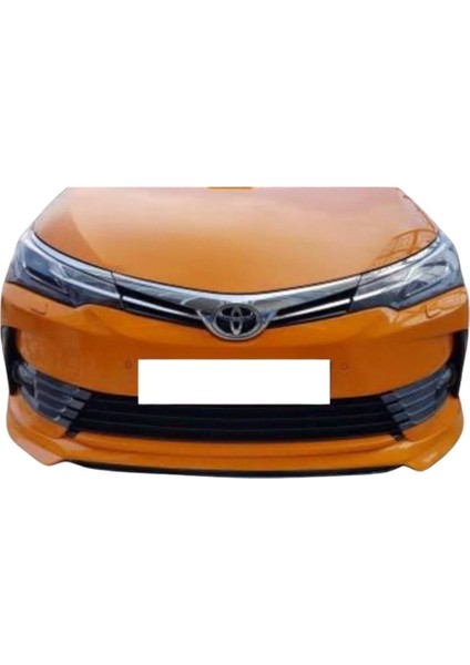 Toyota Corolla Custom Ön Ek 16-18 (Plastik)(Boyasız)