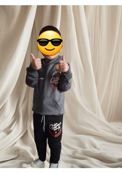 The Night Riders Baskılı Kapişonlu Iki Iplik 2'li Takım indirimleri