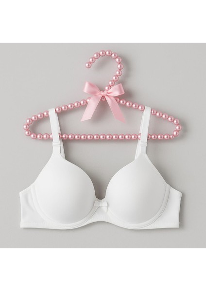 Full Desteksiz C Cup Sütyen Beyaz