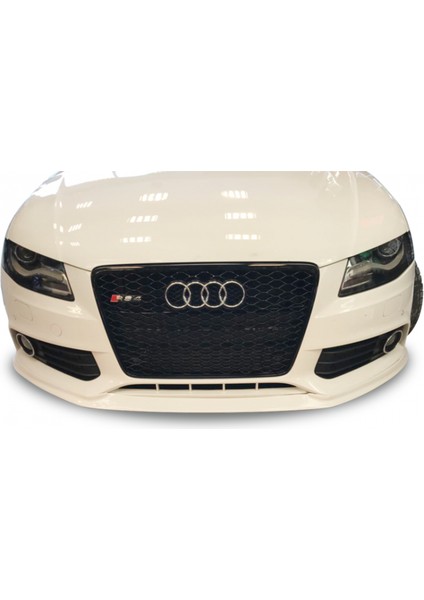 Audi A4 B8 Makyajsız 2008 - 2012 Arası Sportline Ön Ek (Plastik)(Boyasız)