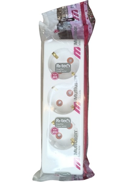 Rı-Tech Üçlü Topraklı Grup Priz - Kablosuz fiyatları