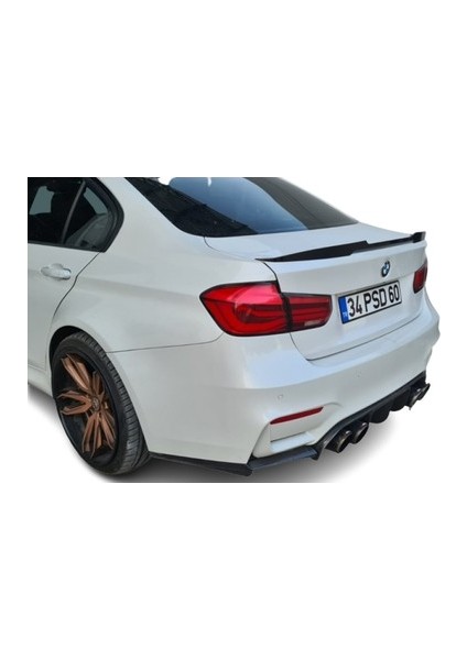 Bmw F30 3 Serisi 2012-2018 M4 Style Spoiler (Plastik) (Boyasız)