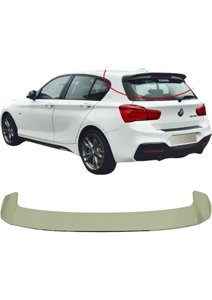 Bmw 1 Serisi F20 M Performance Spoiler (Plastik)(Boyasız)
