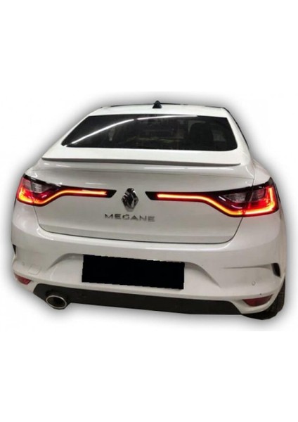 Renault Megane 4 2012-2019 Sedan Ince Model Spoiler (Plastik) (Boyasız)