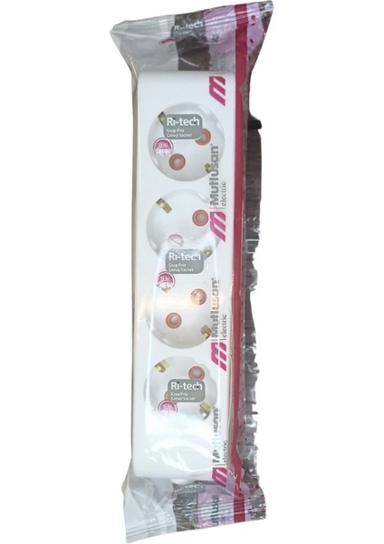 Rı-Tech Topraklı Dörtlü Grup Priz - Kablosuz fiyatları