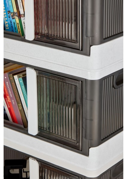 Çok Amaçlı Kapaklı Portatif Istiflenebilir Organizer Dolap 3'lü fırsatları