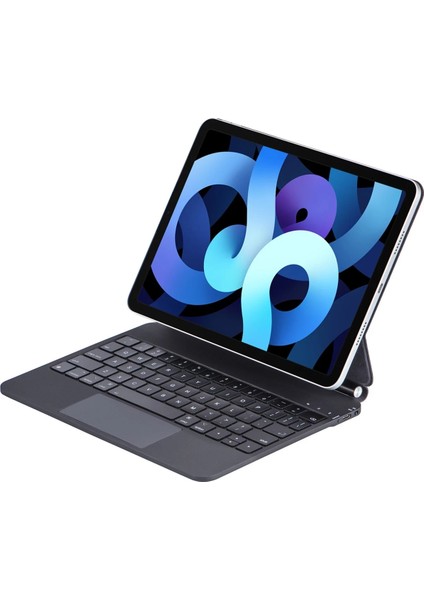 Ipad Pro 13 (2024) Kılıf X9P Magic Manyetik Klavyeli Tablet Kılıfı - Siyah Zrnet