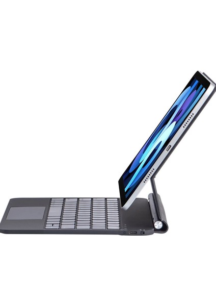 Ipad Pro 13 (2024) Kılıf X9P Magic Manyetik Klavyeli Tablet Kılıfı - Siyah Zrnet