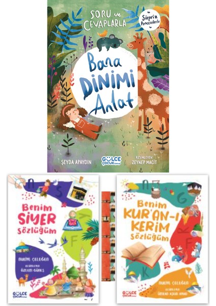 Soru ve Cevaplarla Bana Dinimi Anlat,benim Siyer Sözlüğüm,benim Kuranı Kerim Sözlüğüm (3kitap)