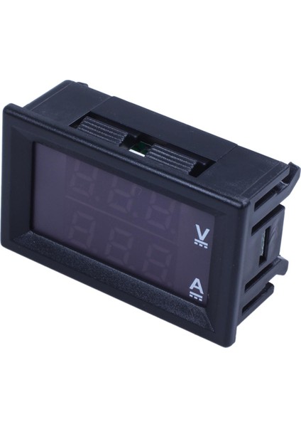 DC0-100V 10A LED Dc Çift Ekranlı Dijital Gerilim Akım Ölçer Kafası, Ince Ayarlı (Yurt Dışından)