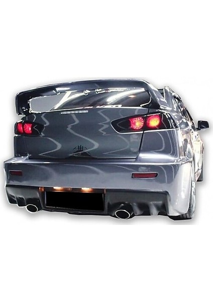 Lancer - Evo 10 Style - Arka Tampon (Plastik) (Boyasız)