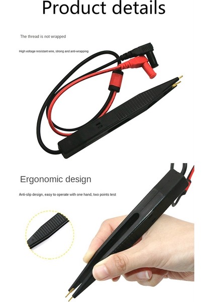 Smd Smt Çip Test Klipsi Kurşun Probu Dijital Multimetre Metre (Yurt Dışından) modelleri