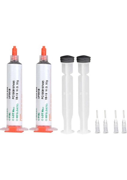 Lehim Gresi 2 Adet 50G Zararsız Malzeme Macunu Akı SN42 BI58 Smd Elektronik Tamir (Yurt Dışından)