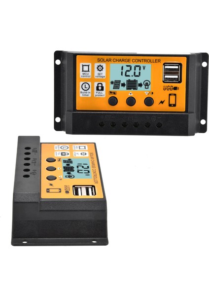 Ticaret Için Çift USB Şarj Kontrol Cihazı Güneş Paneli 3 Kademeli Akıllı Pil Regülatörü (Yurt Dışından) fiyatları