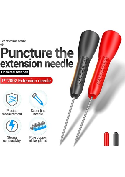 Aneng Multimetre Uç Probu Paslanmaz Çelik Özel Uç Probu 2 Adet (Yurt Dışından)