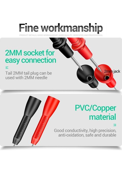 Aneng Multimetre Uç Probu Paslanmaz Çelik Özel Uç Probu 2 Adet (Yurt Dışından) indirimleri