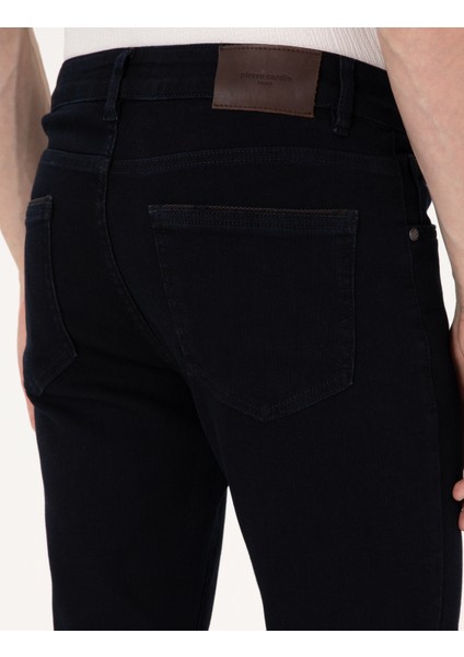 Erkek Koyu Lacivert Slim Fit Jean Pantolon 50308953-VR100