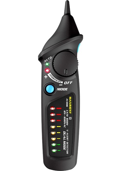 Bsıde 1 Takım AVD06 Temassız Gerilim Dedektörü Canlı/faz Tel Kesme Noktası Ncv Süreklilik Test Cihazı Abs (Yurt Dışından)