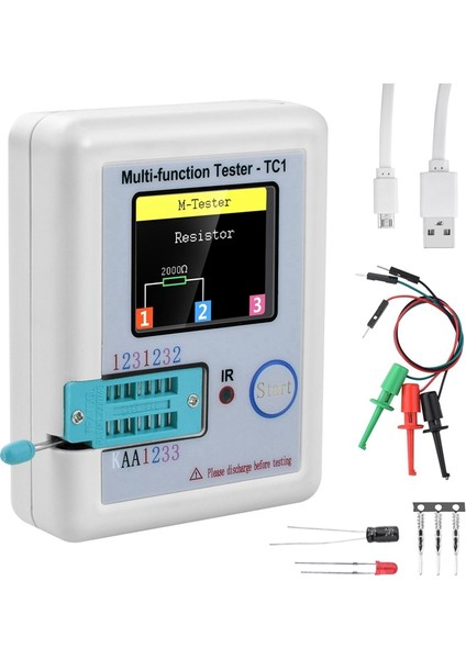 Diyot Triyot Kapasitör Için 1,8 Inç (160X128) Tft Transistör Test Cihazı (Yurt Dışından)
