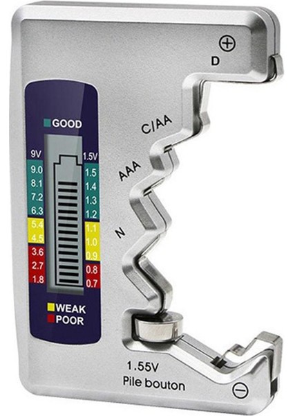 C/D/N/AA/AAA/9V Piller Kapasite Dedektörü Için LCD Dijital Pil Test Cihazı (Yurt Dışından)